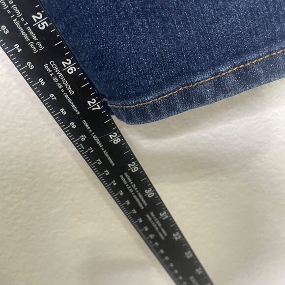 Gloria Vanderbilt Womens Jeans Size 16 Amanda Dark Wash Straight Leg Denim Blue - Picture 7 of 13